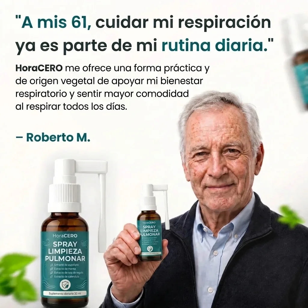 HoraCero™ Spray Limpiador Pulmonar
