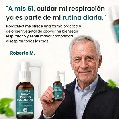 HoraCero™ Spray Limpiador Pulmonar