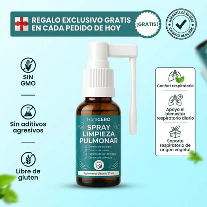 HoraCero™ Spray Limpiador Pulmonar