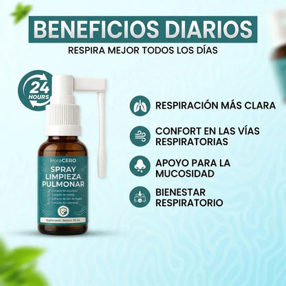 HoraCero™ Spray Limpiador Pulmonar