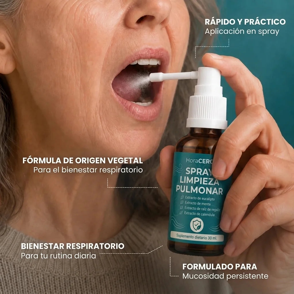HoraCero™ Spray Limpiador Pulmonar