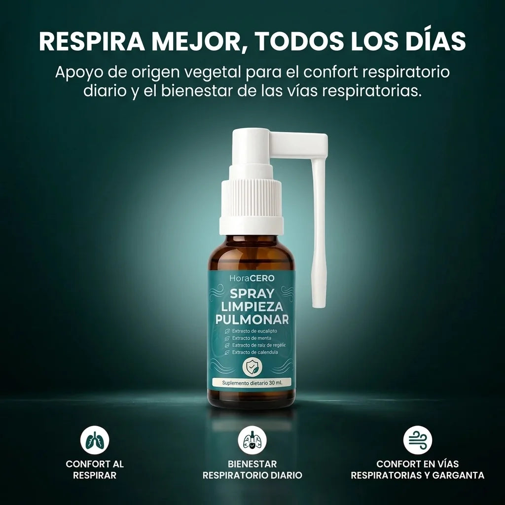 HoraCero™ Spray Limpiador Pulmonar