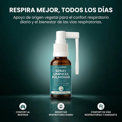 HoraCero™ Spray Limpiador Pulmonar